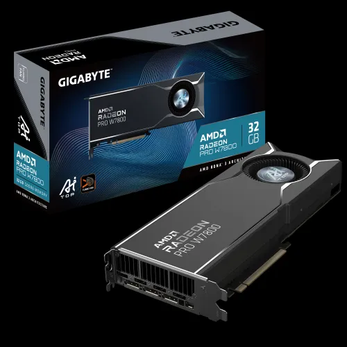 VGA GIGABYTE Radeon PRO W7800 AI TOP 32G GDDR6